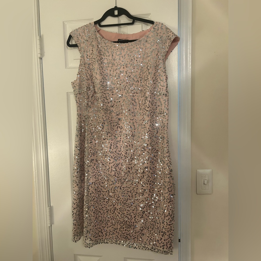 Pink Sequin Dress